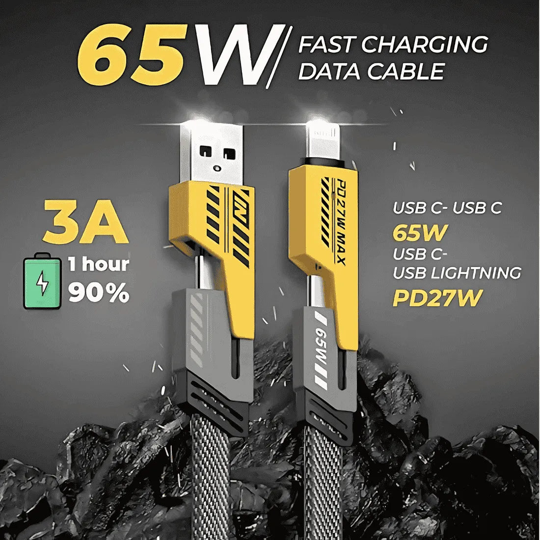 PD  4-in-1  Data Cable